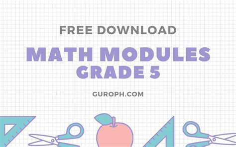 elibro grade 5|Grade 5 Modules.